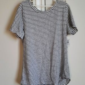 Striped womens small t-shirt NWT